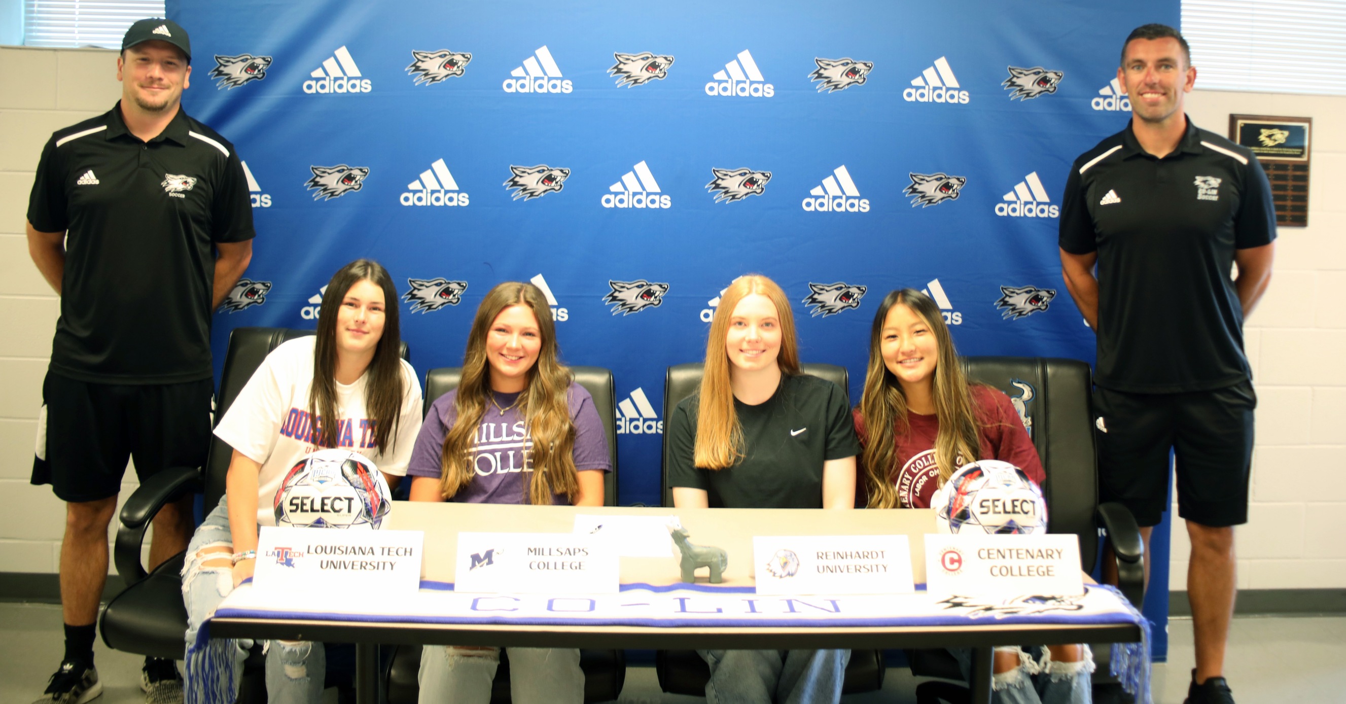 Four Lady Wolves Sign with Senior Colleges