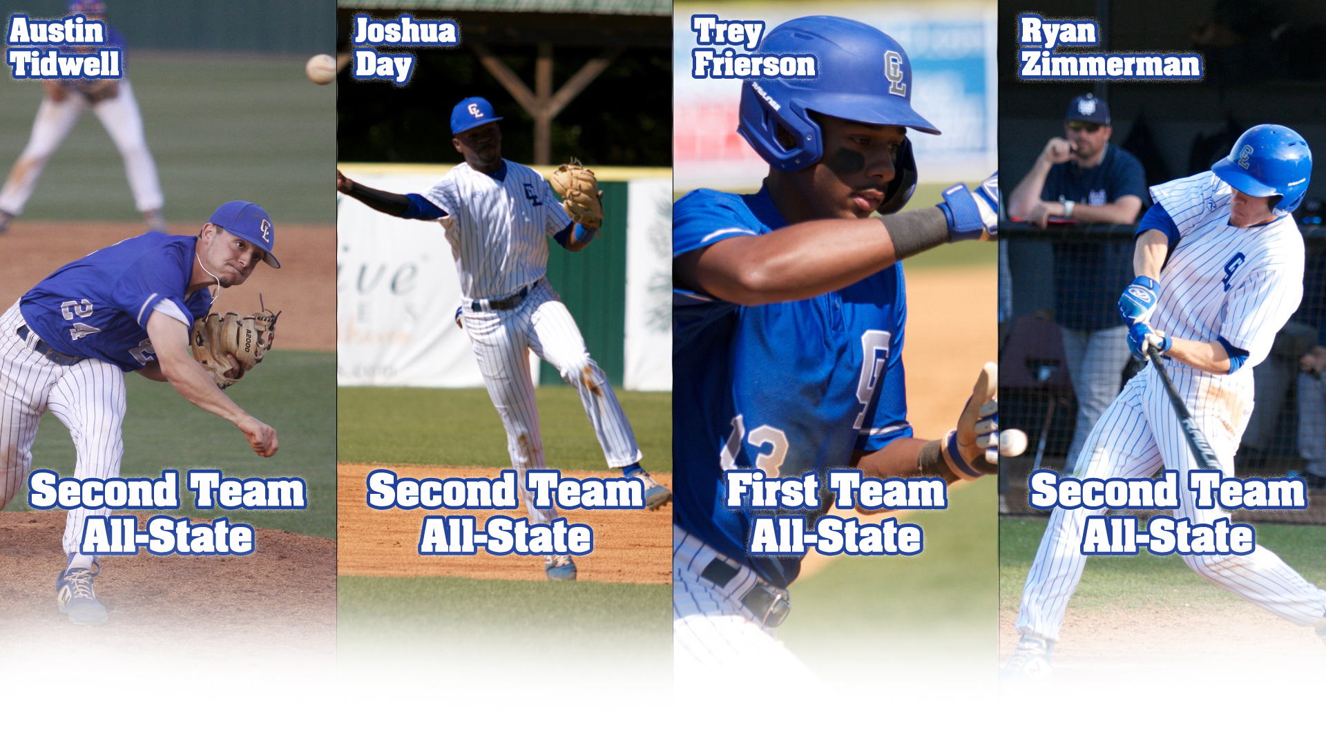Frierson, Day, Tidwell, and Zimmerman earn post-season honors