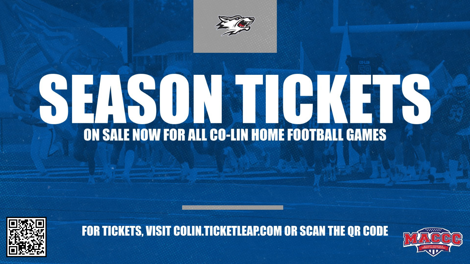 2024 Co-Lin Football Season Tickets Now on Sale