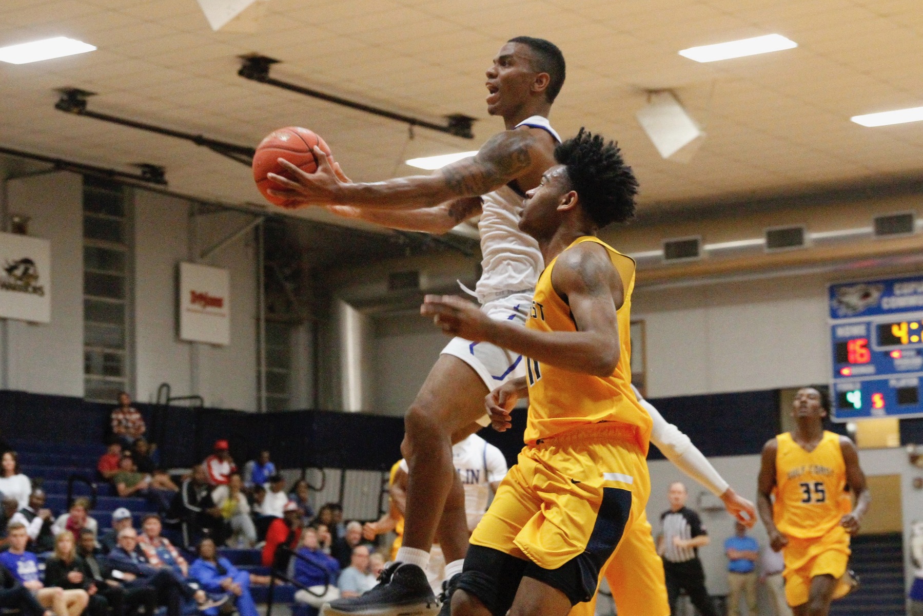 Wolves force overtime, but fall to Gulf Coast, 58-56